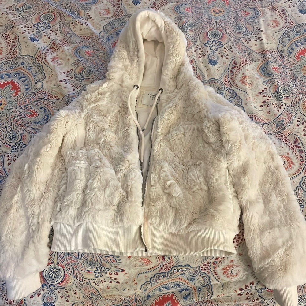 Abercrombie & Fitch Fur Hoodie